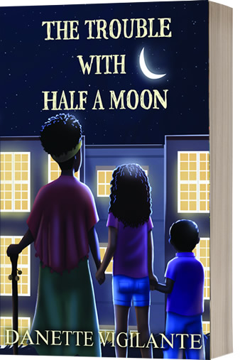 The Trouble with Half a Moon by author Danette Vigilante